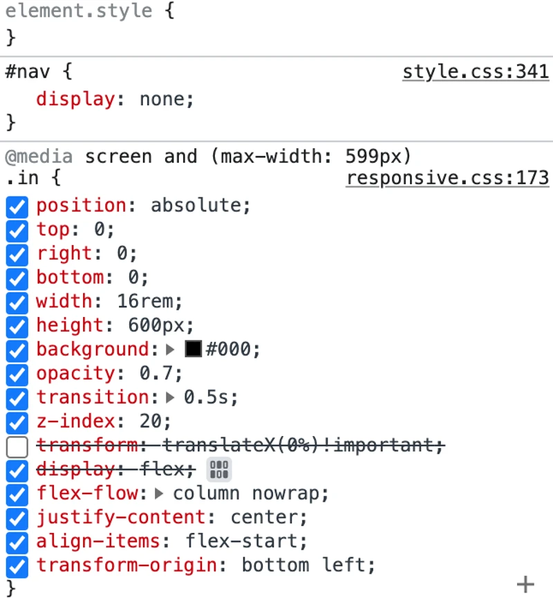 jQueryでdisplay-noneを外すには？