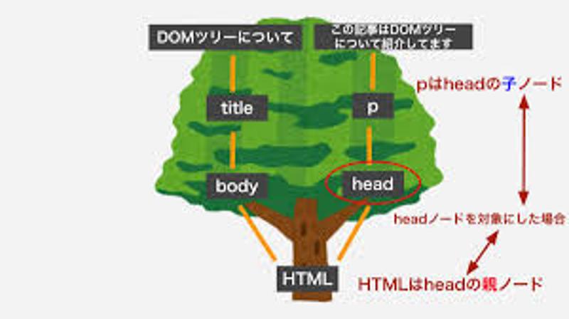 DOMツリー構造の図