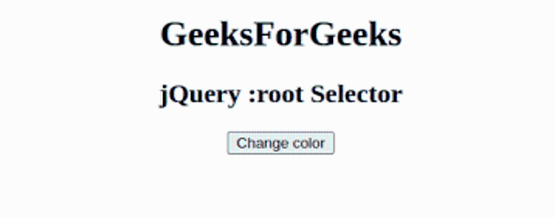 jQuery :root セレクタ