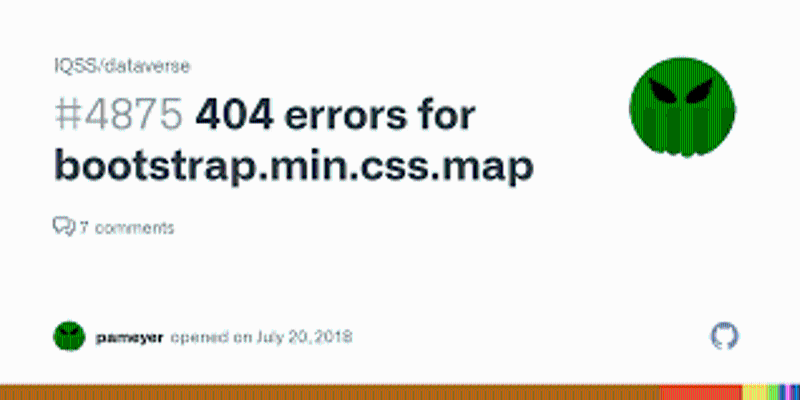 bootstrap css map 404