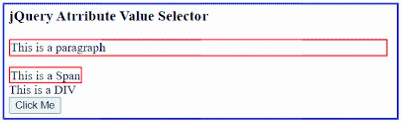 jQuery [attribute!=value] セレクタ