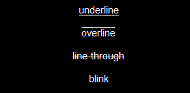 text-decoration:blink