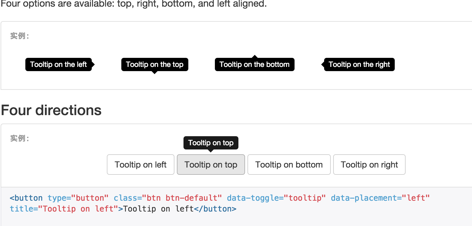 Bootstrap tooltip