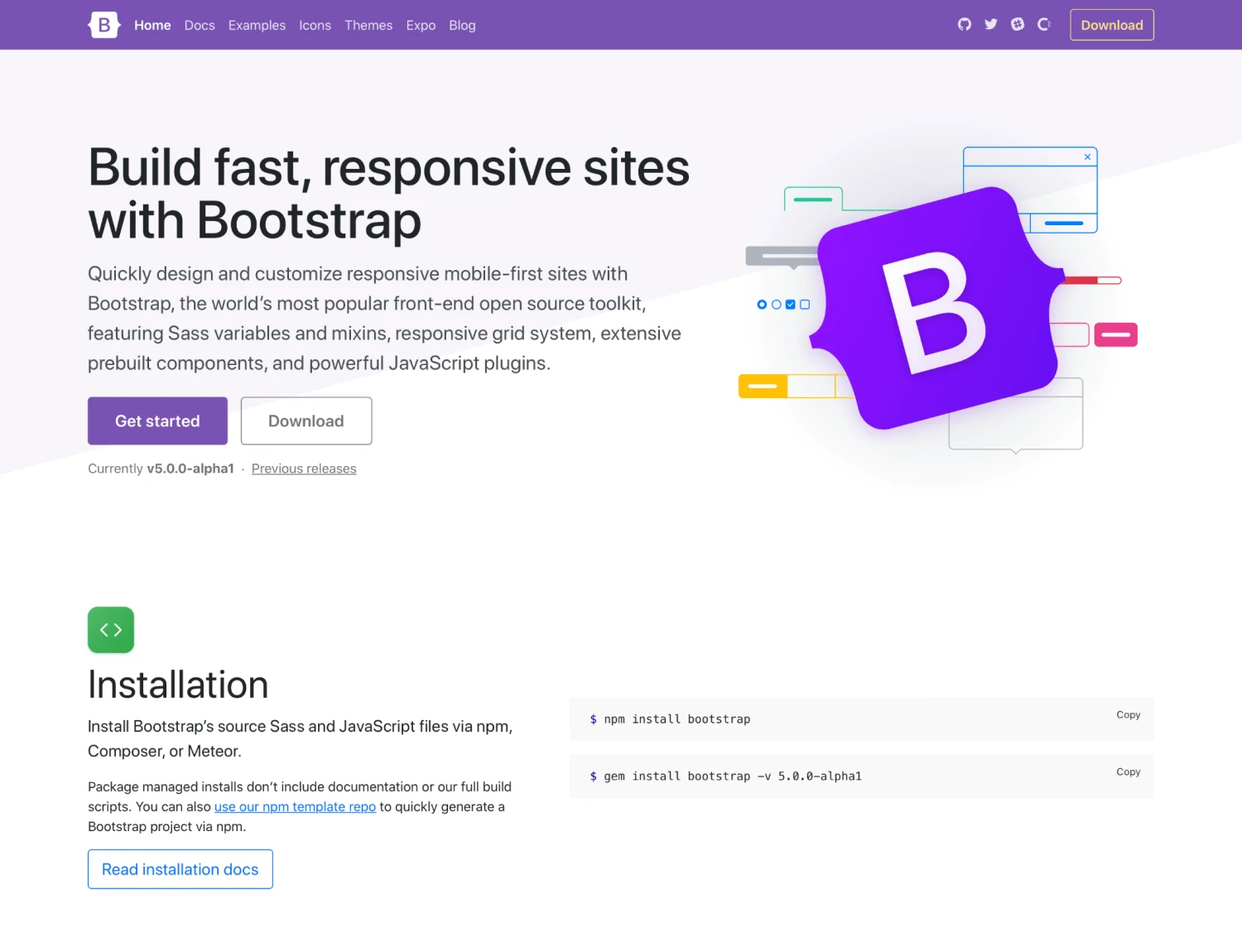 Bootstrap5はいつリリースされましたか？