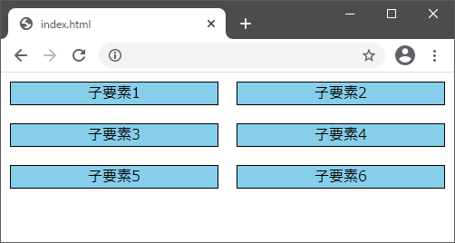 css 2列