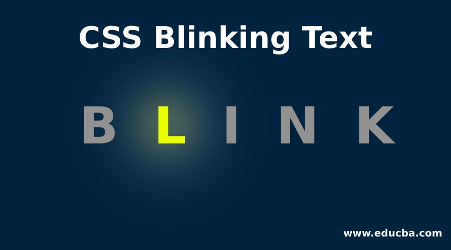 CSS blink