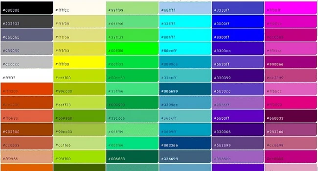 CSS カラーの 16 進値