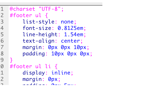 CSS プロパティ @charset