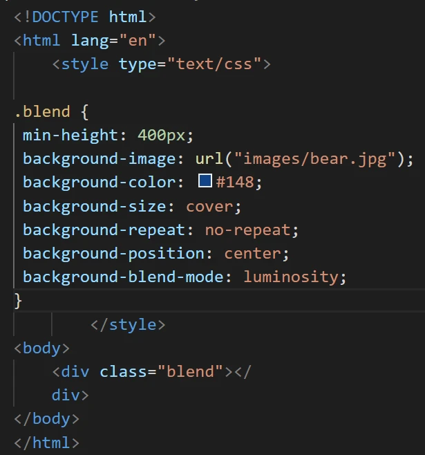 CSS プロパティ background-blend-mode