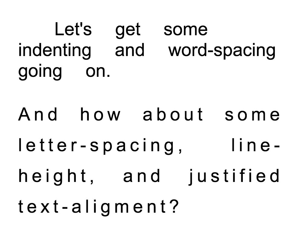 CSS プロパティ letter-spacing