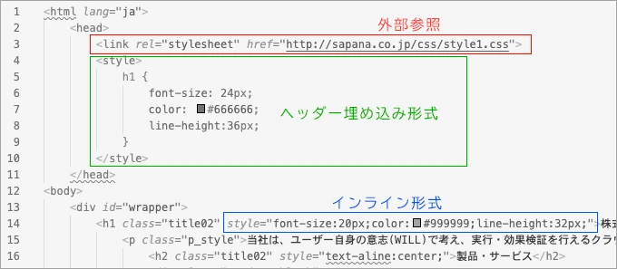 css 基本設定