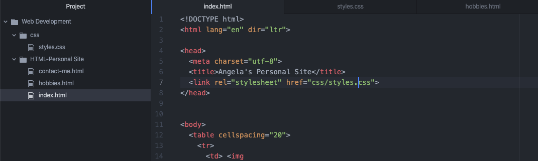 CSSリンクHTML