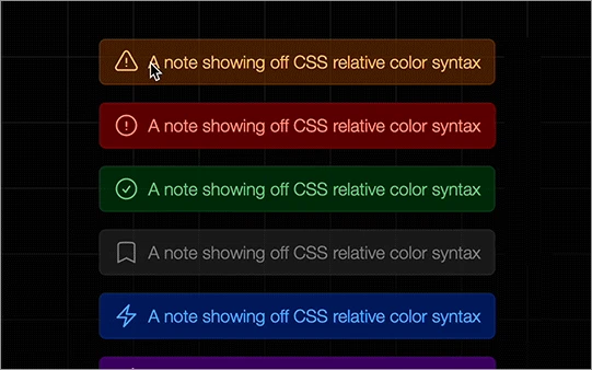 CSS構文の色