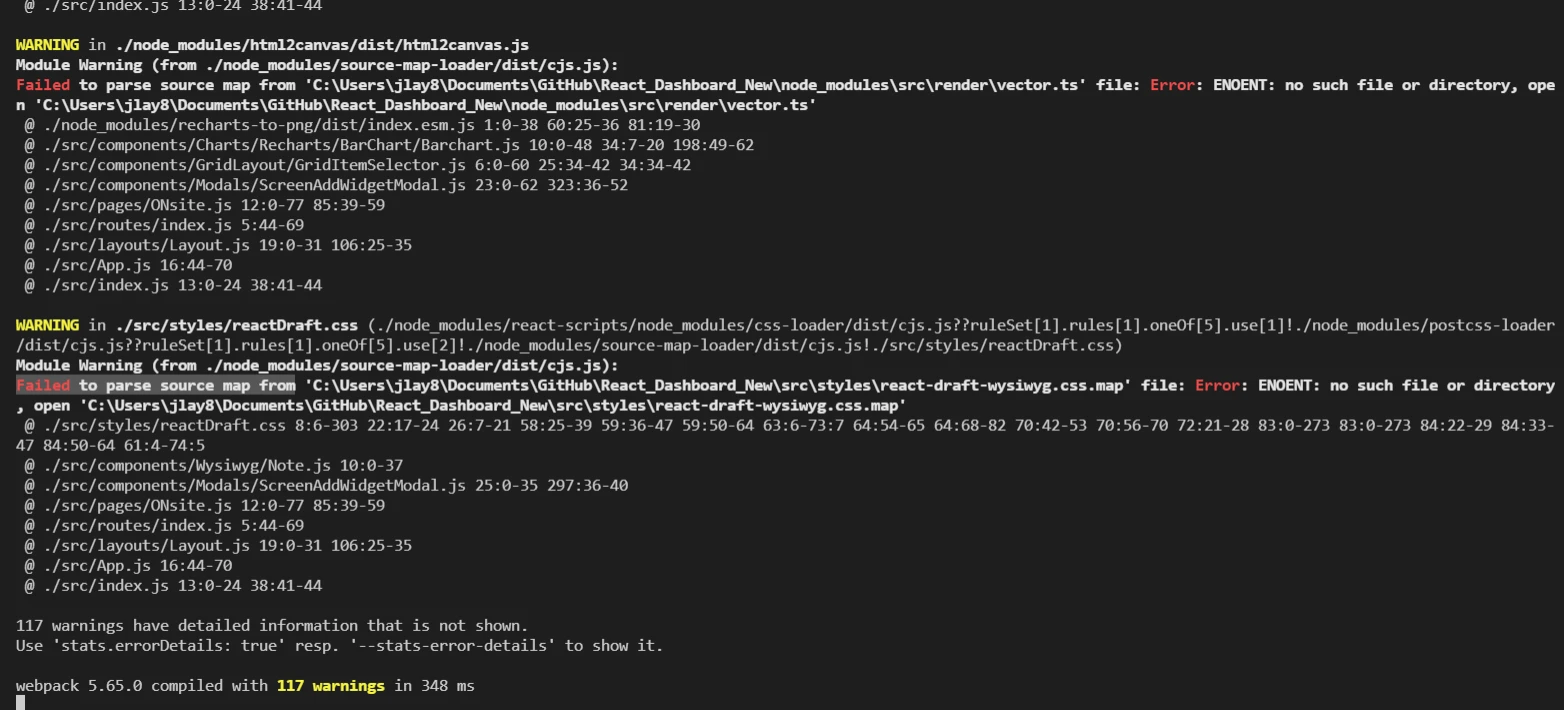 Failed to parse source map from