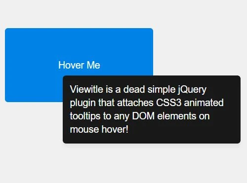 hover tooltip jquery