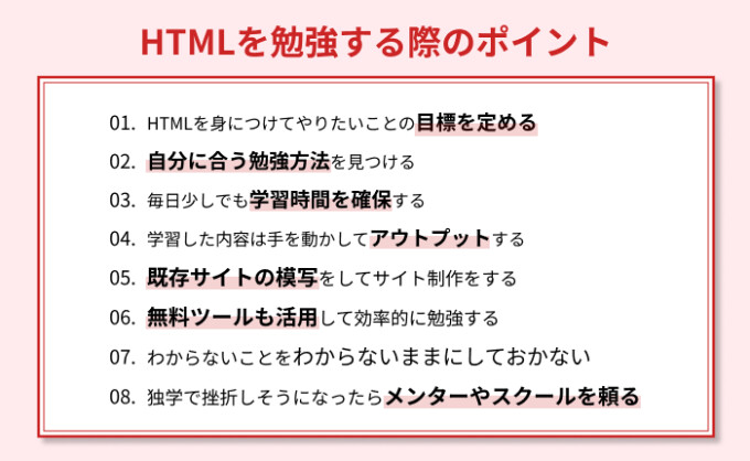 HTMLとCSSを身につけるのにどれくらい勉強時間が必要ですか？