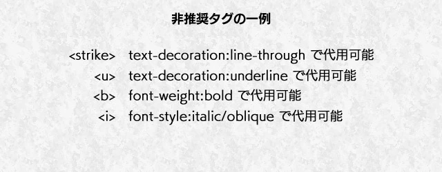 Iタグは非推奨ですか？