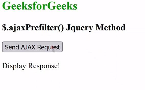 jQuery $.ajaxPrefilter() メソッド