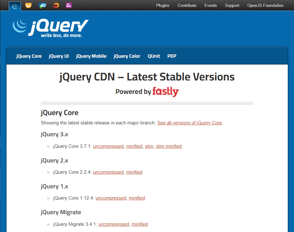 jquery 3.7.1 cdn