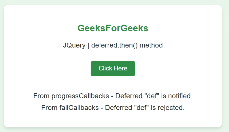 jQuery deferred.then() メソッド