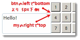 jQuery dialog position