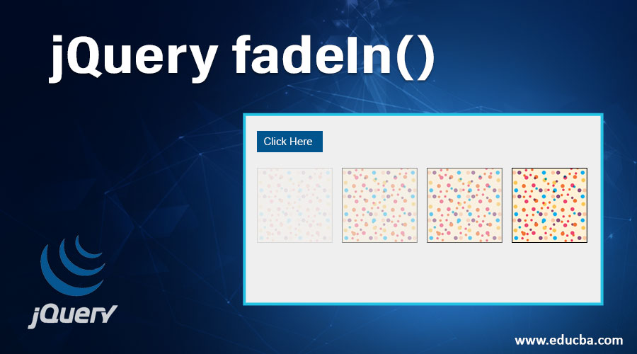 jQuery fadeIn