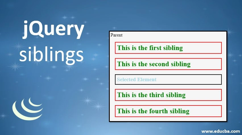 jQuery siblings