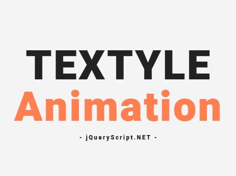 jquery text animation