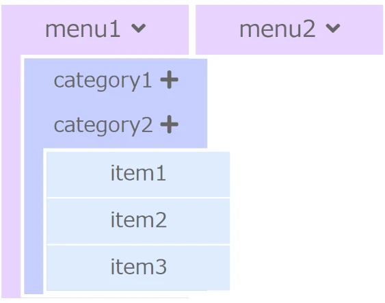 jquery アコーディオン 多階層