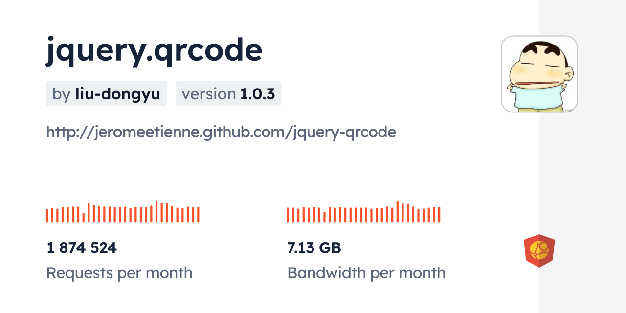 jquery.qrcode cdn